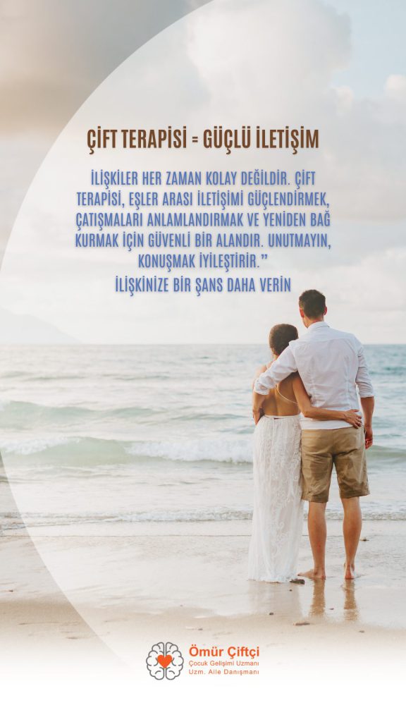 Çift terapisi ve güçlü iletişim üzerine Instagram hikâyesi