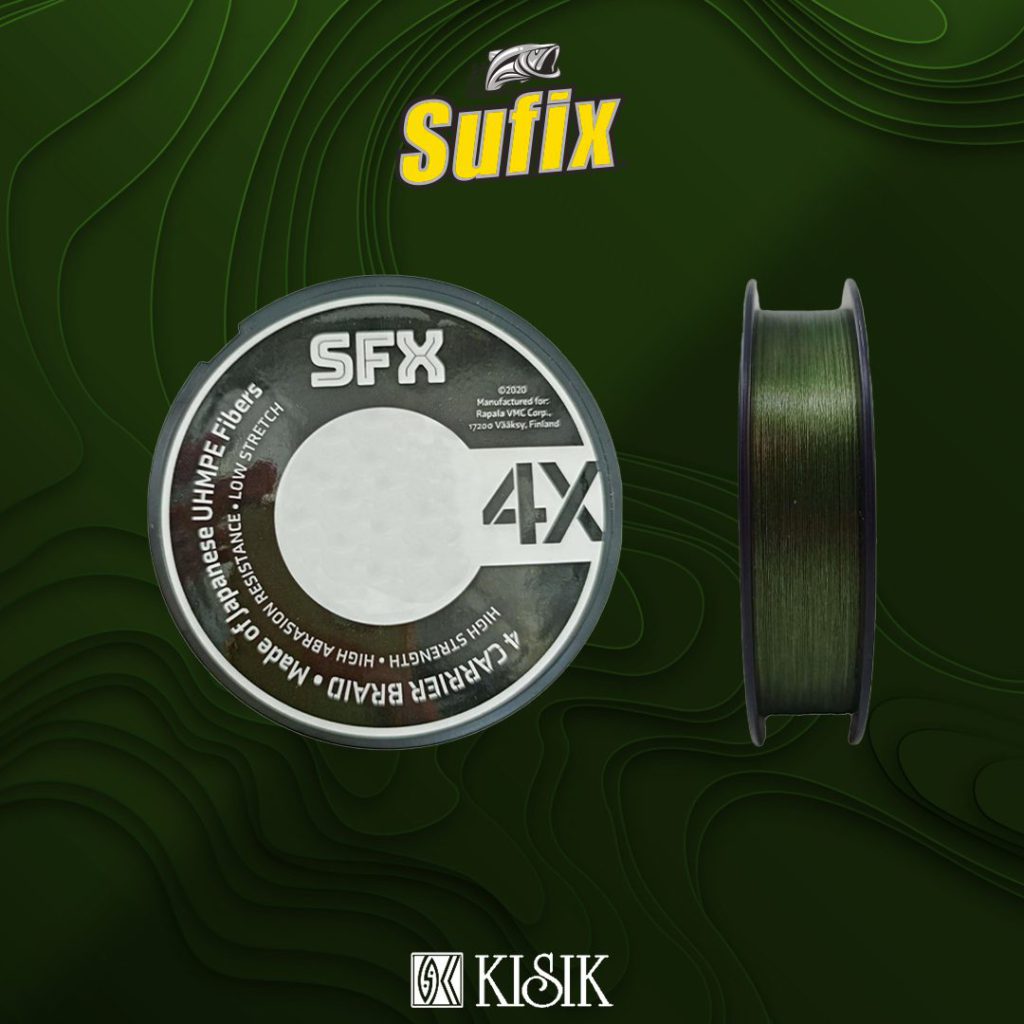 Sufix 832 ip misina ambalajının deniz kıyısında gösterildiği sosyal medya tasarımı