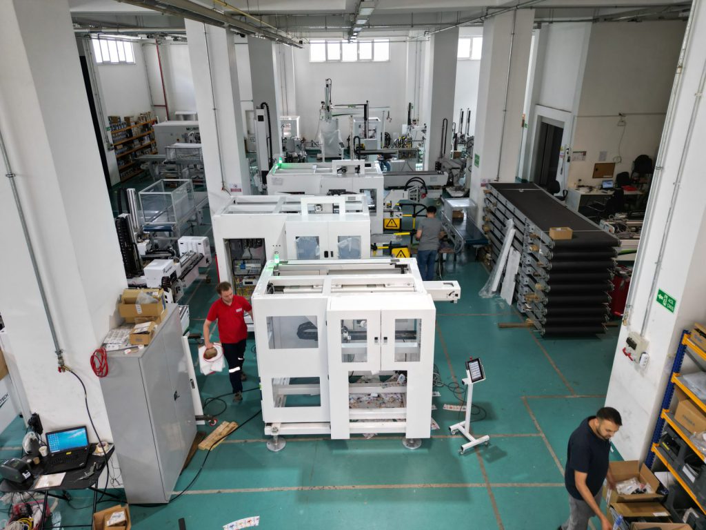 Moritech üretim alanı, yukarıdan